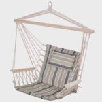 Silla Colgante Outsunny 100x106 cm Rayas Multicolor