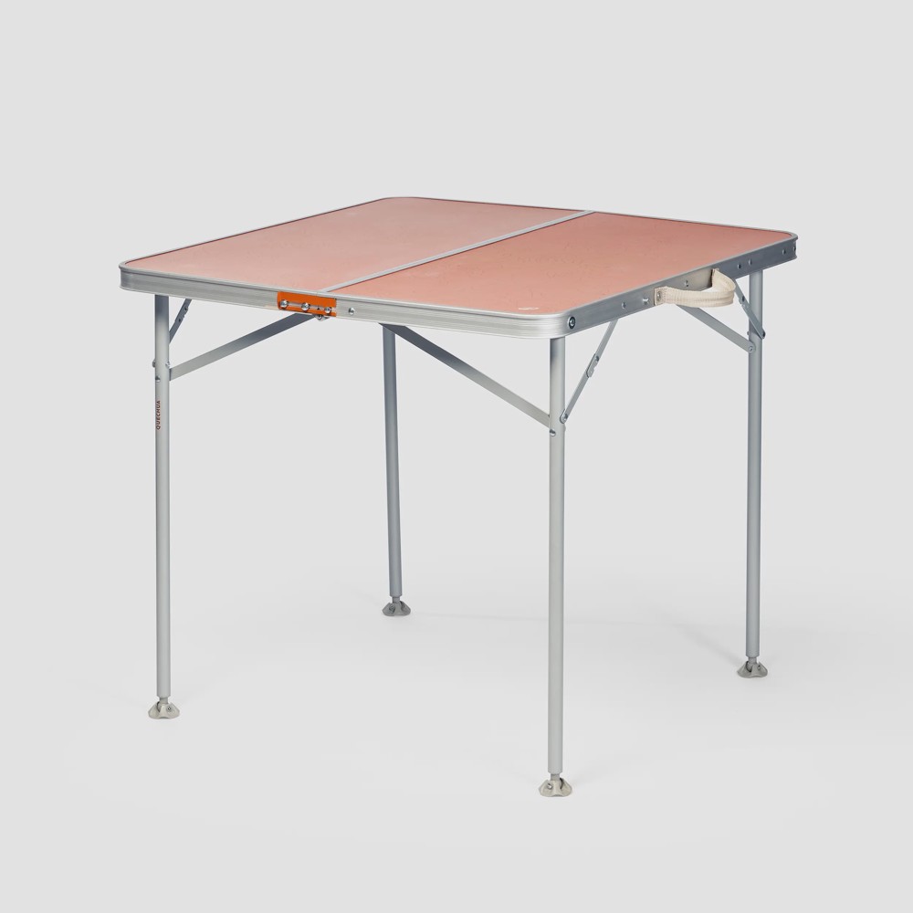 DKT-303341_img01 Mesa plegable de camping, 4 personas, marrón - Imagen 1