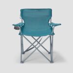 Silla ultra ancha de camping con reposabrazos, plegable y cómoda
