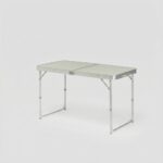 Mesa plegable de camping, 4 taburetes, 4 a 6 personas, verde - Imagen 5