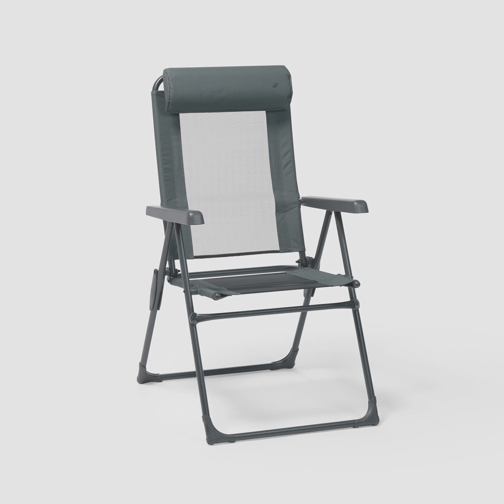 DKT-376737_img01 Silla de camping reclinable, plegable y cómoda - Imagen 1