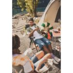 Silla de camping reclinable, plegable y cómoda - Imagen 3