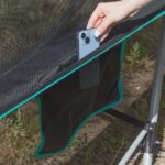 Aktive Hamaca plegable con estructura de acero 265x78x80 cm con posavasos - Imagen 5