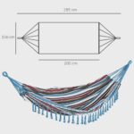 Hamaca Colgante Outsunny 285x150x0 cm Multicolor - Imagen 3