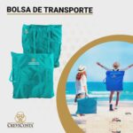 Tumbona de Playa 185x57x27 Aquarius - CREVICOSTA. Turquesa - Imagen 5