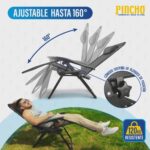 Tumbona Jardin Exterior Gravedad Cero Reclinable, 2 Sillas Plegables - Imagen 2
