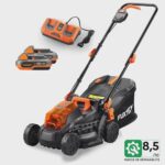 FUXTEC Cortacésped de batería FX-E1RM20 40 Volt (2x20V) Set con 2
